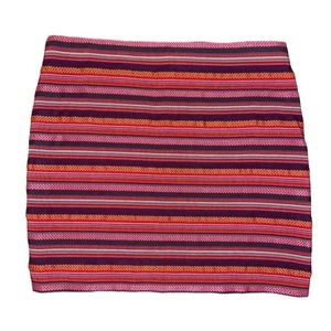 Cute Bodycon mini striped red skirt from simons